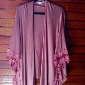 Lauren Conrad Open Front Asymmetrical Cardigan, XL